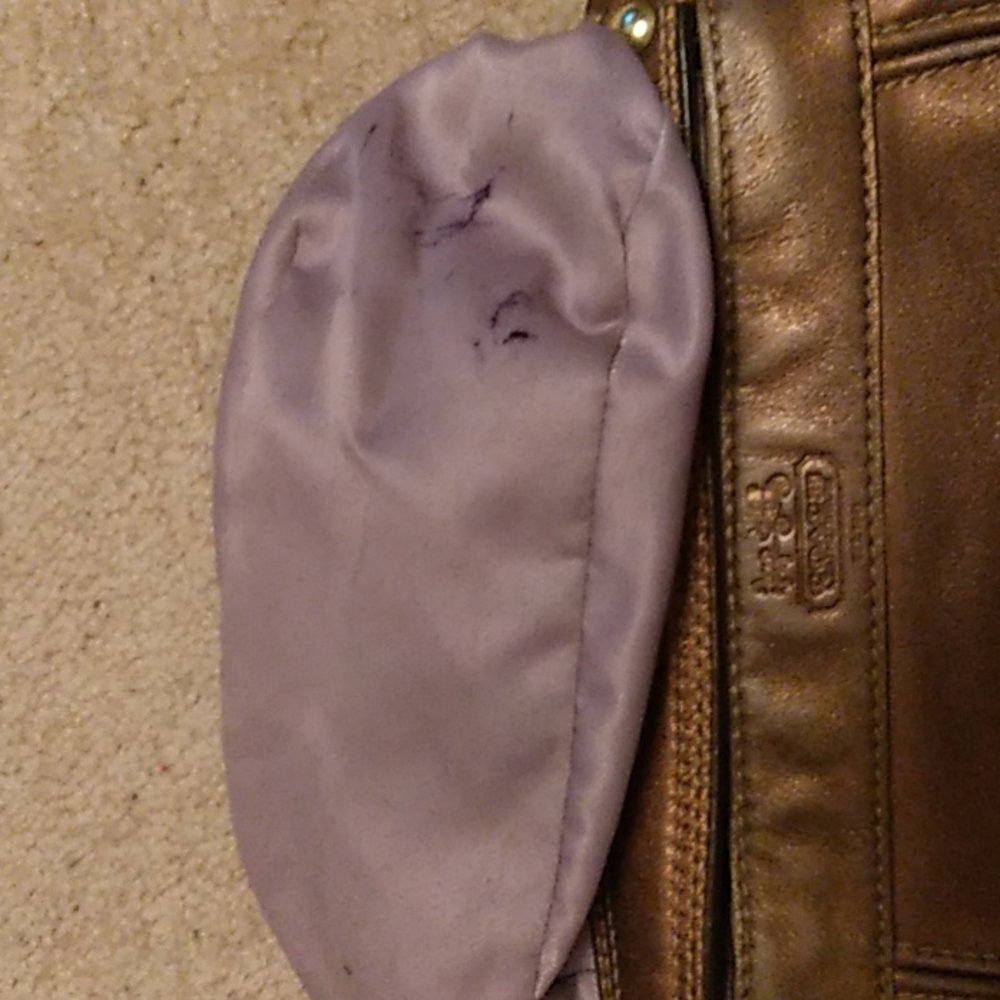 SALE! Coach Zoe Leather Bag - Picture 8 of 8